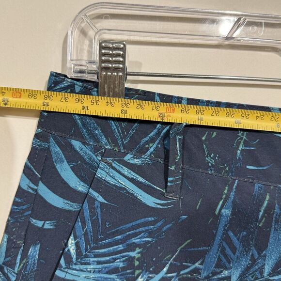 All In Motion Hybrid Shorts Mens Small Inner Drawstring Blue Tropical Print - Picture 13 of 16